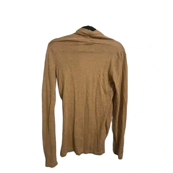 Woman's The Limited size s Tan long sleeved Wrap sweater - Picture 2 of 2